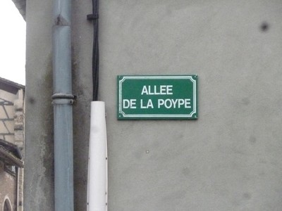 les noms actuels des rues rappellent les anciennes rues